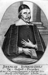 Jeremiah Burroughes (1599-1646), grabado por Cross